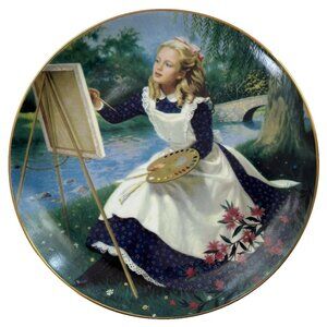 Danbury Mint Elaine Gignilliat AMY Little Women Collection Limited Edition Plate